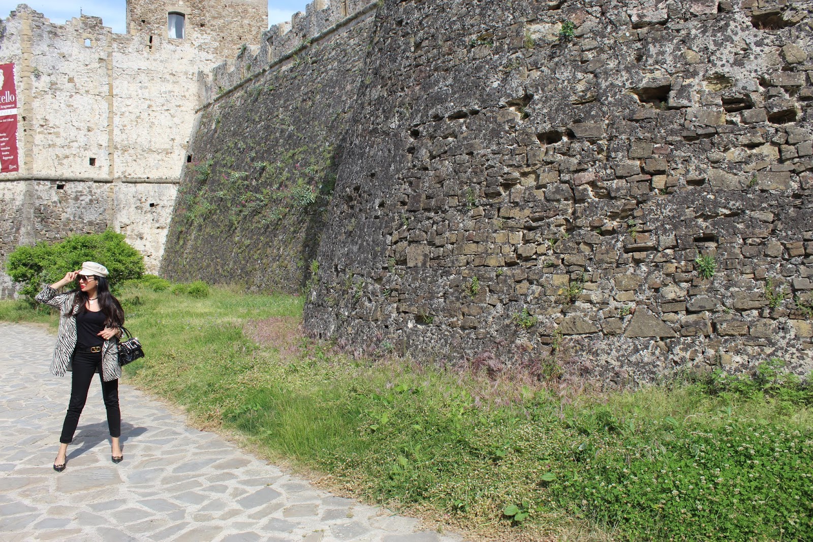 An Old Medieval Castle On The Top Of The Hill