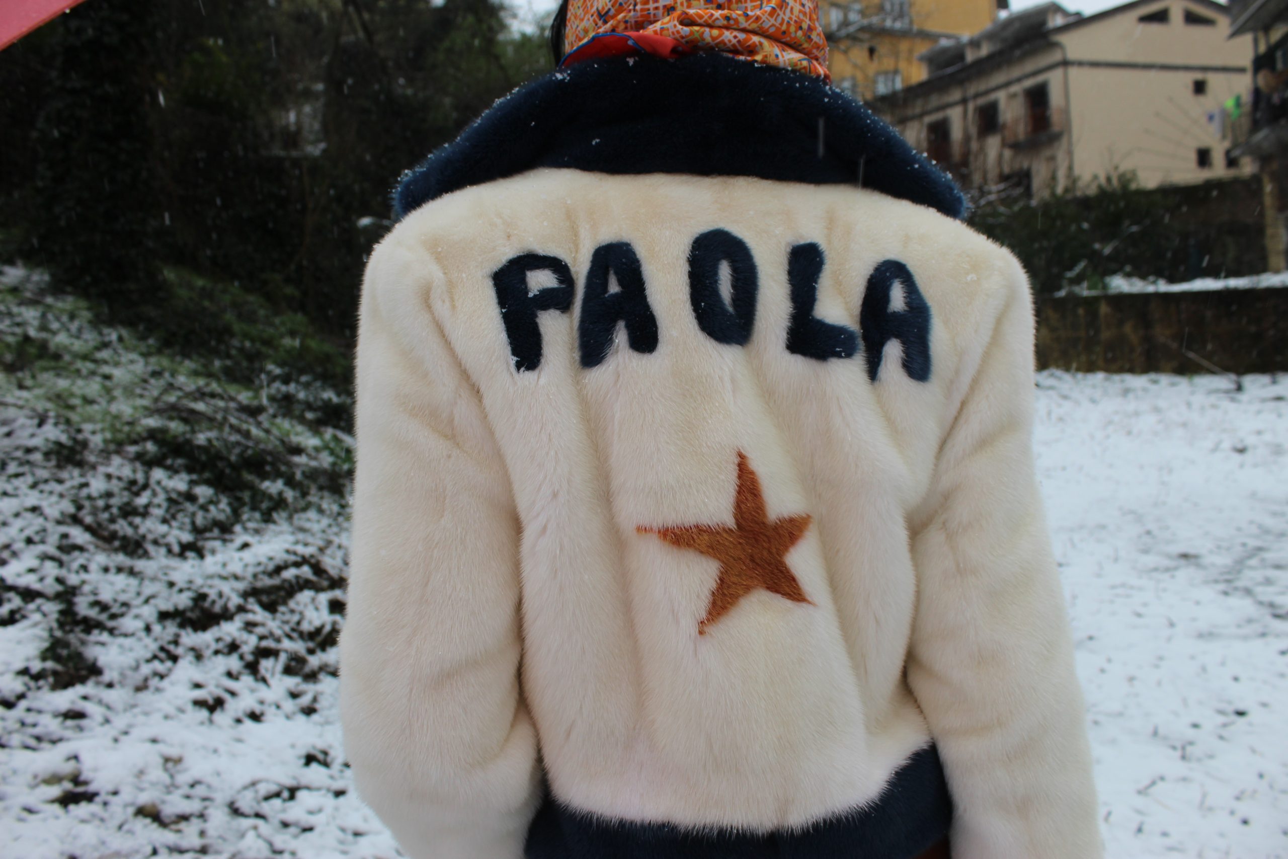 fur jacket winter trend leather outfit Paola Lauretano