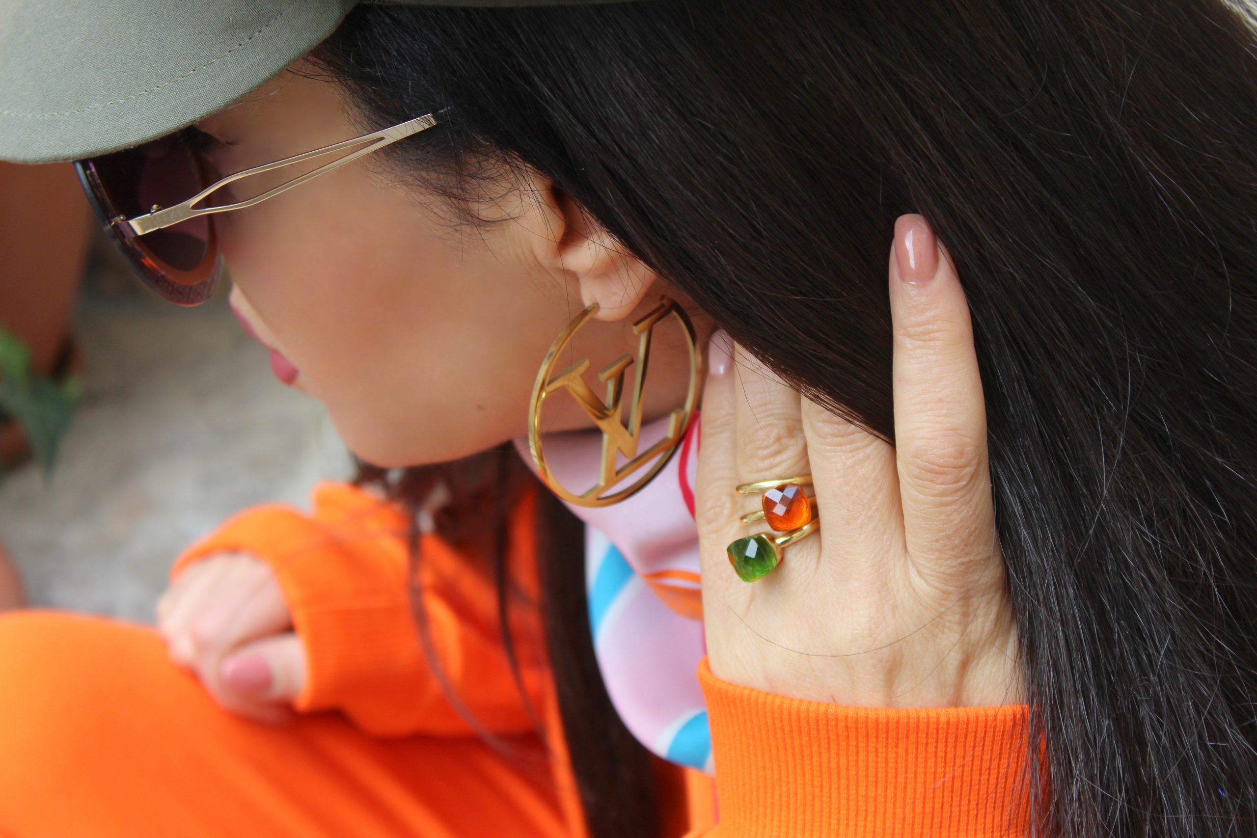 Louis Vuitton Accessories Orange Outfit Inspo Style Paola Lauretano Lifestyle Blogger