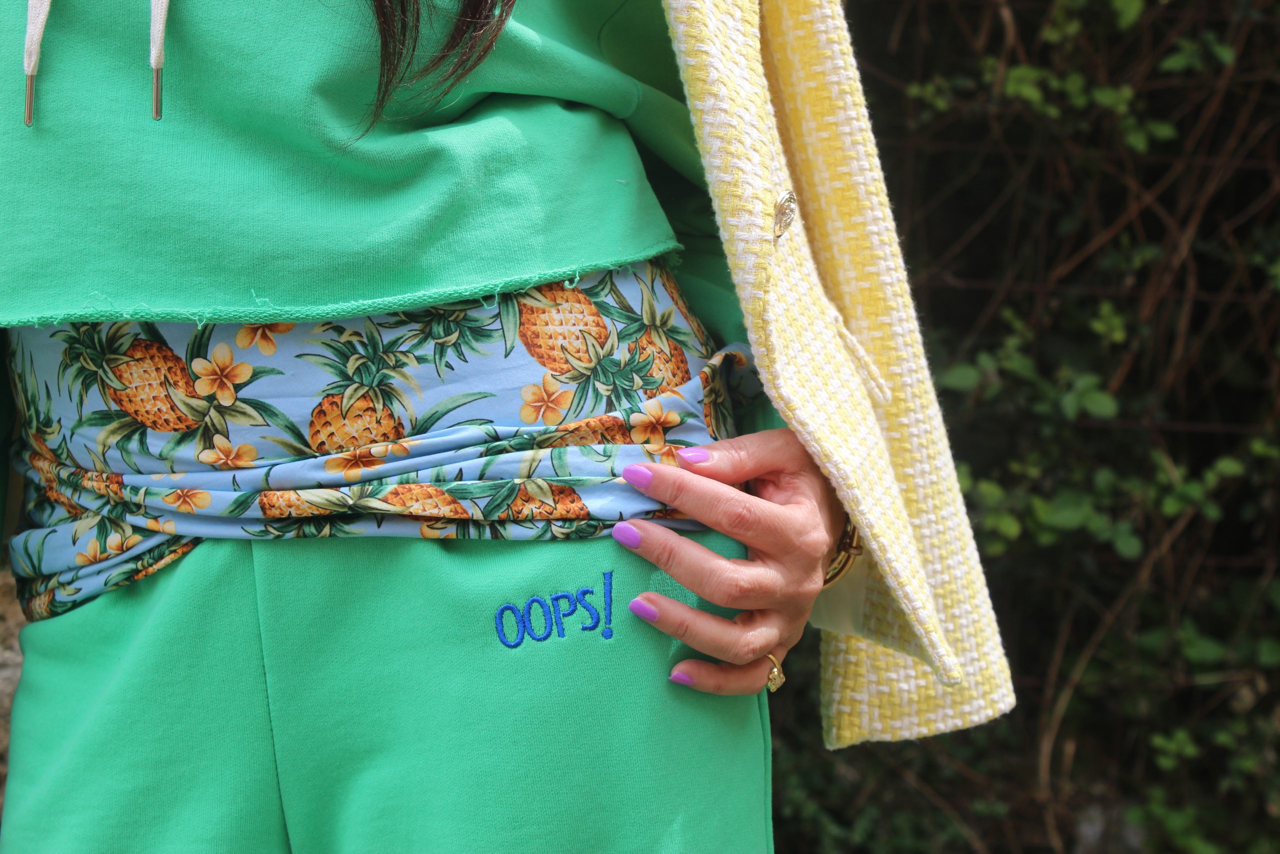 pastel colours comfy jumpsuit trend Bottega Veneta Bag Louis Vuitton Accessories Paola Lauretano