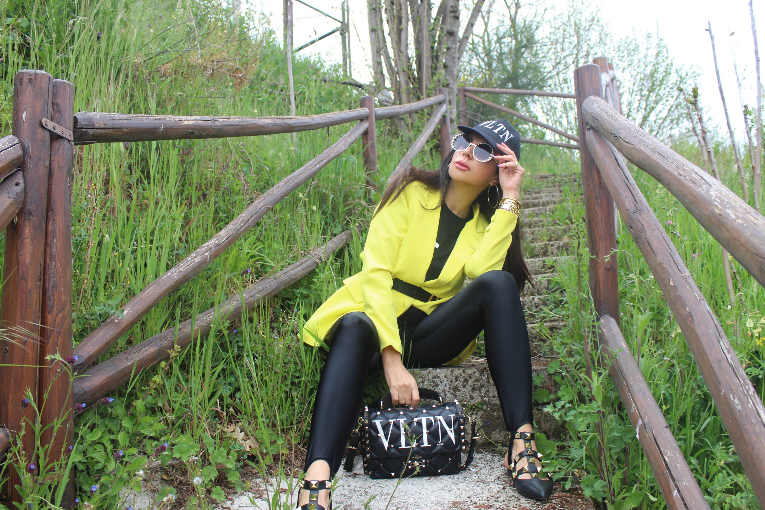 Tailored Jacket Yellow and Black Trend Valentino Accessories Paola Luretano