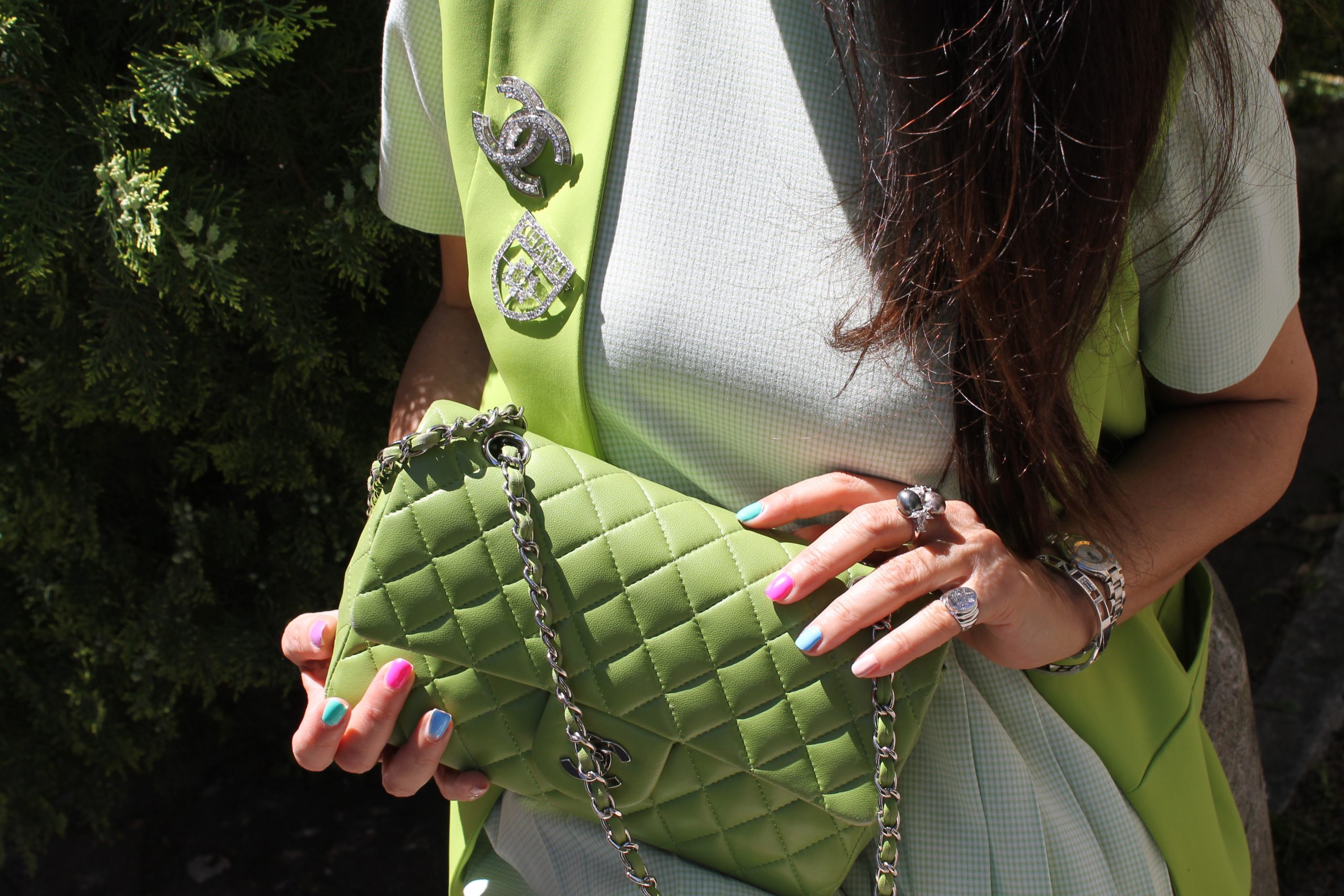 Pastel Colours Light Green Trend Spring 2021 Chanel Bag Gucci Accessories Paola Lauretano