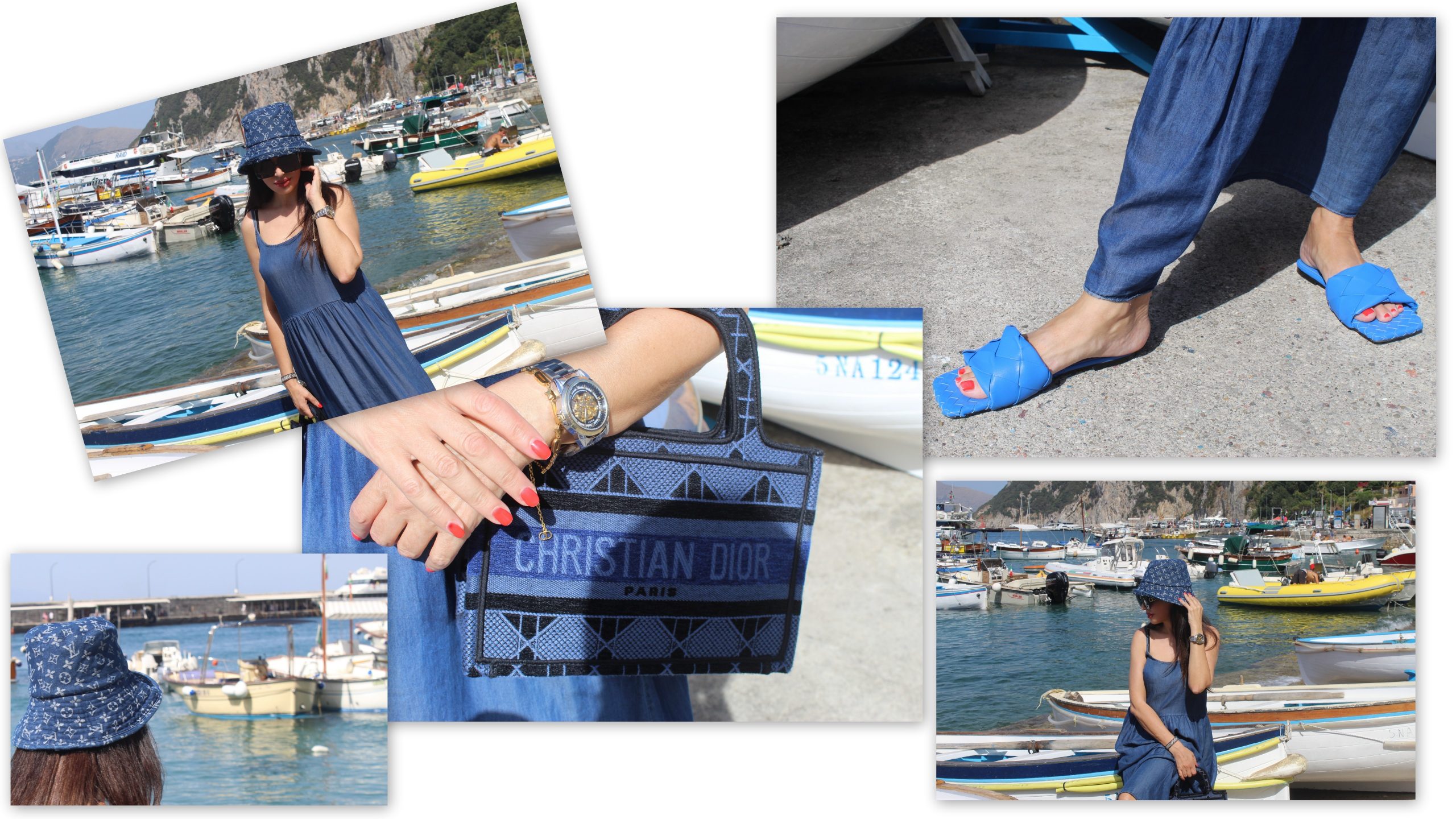Italian Summer Vacation Capri Island Louis Vuitton Bottega Veneta Lookbook Paola Lauretano