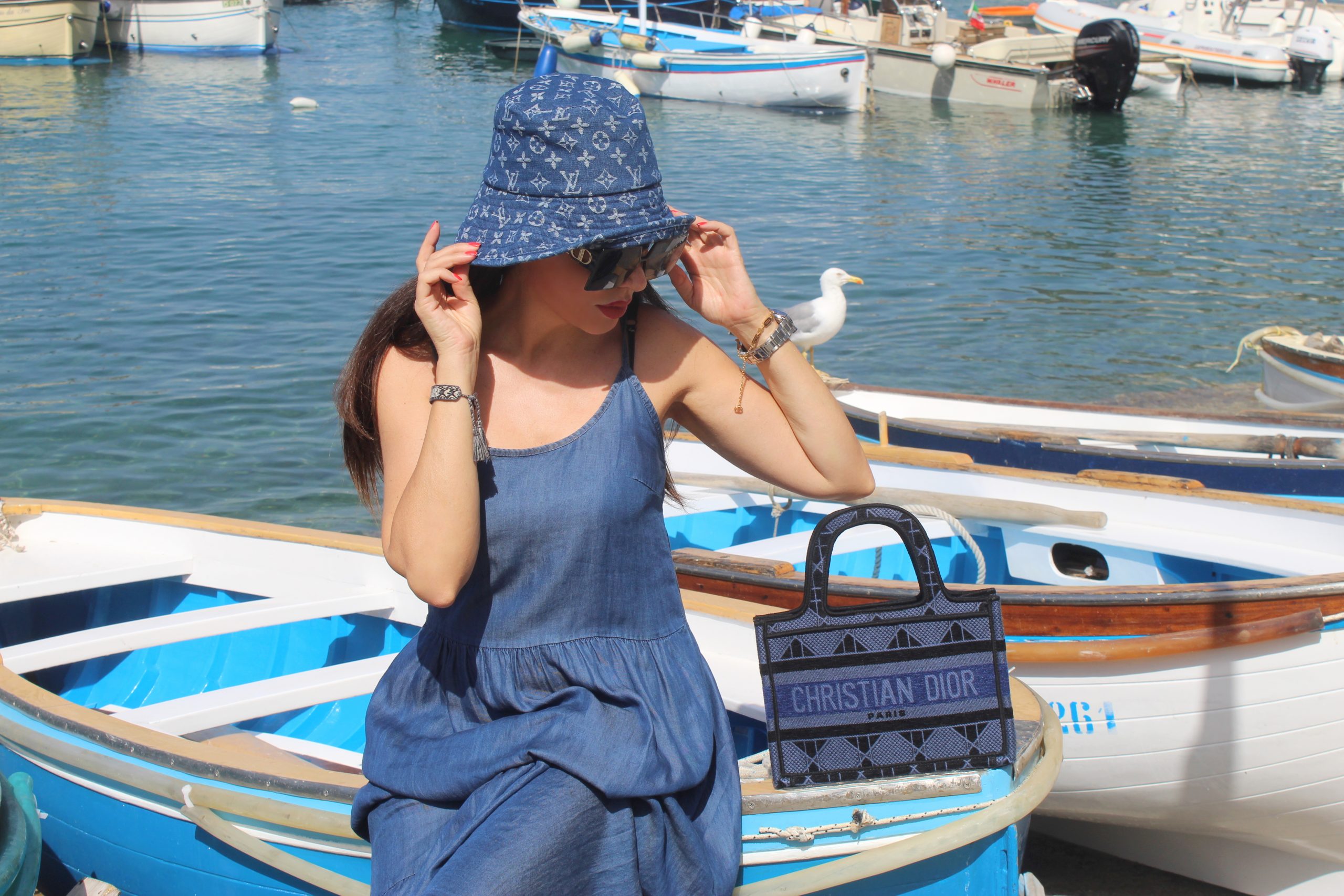 Italian Summer Vacation Capri Island Louis Vuitton Bottega Veneta Lookbook Paola Lauretano
