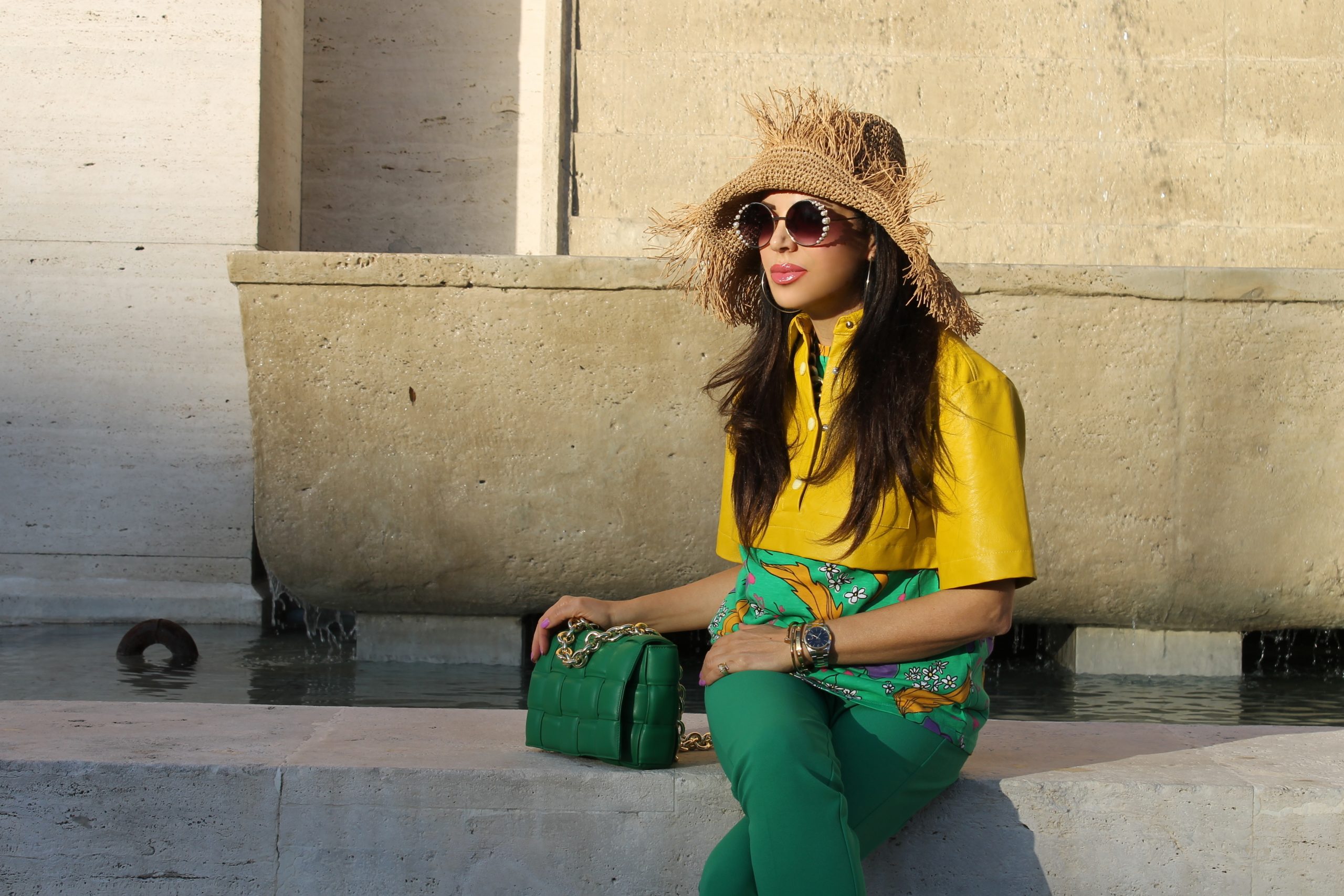 Yellow Green Trend Bottega Veneta Accessories Italian Summer Vibes Paola Lauretano
