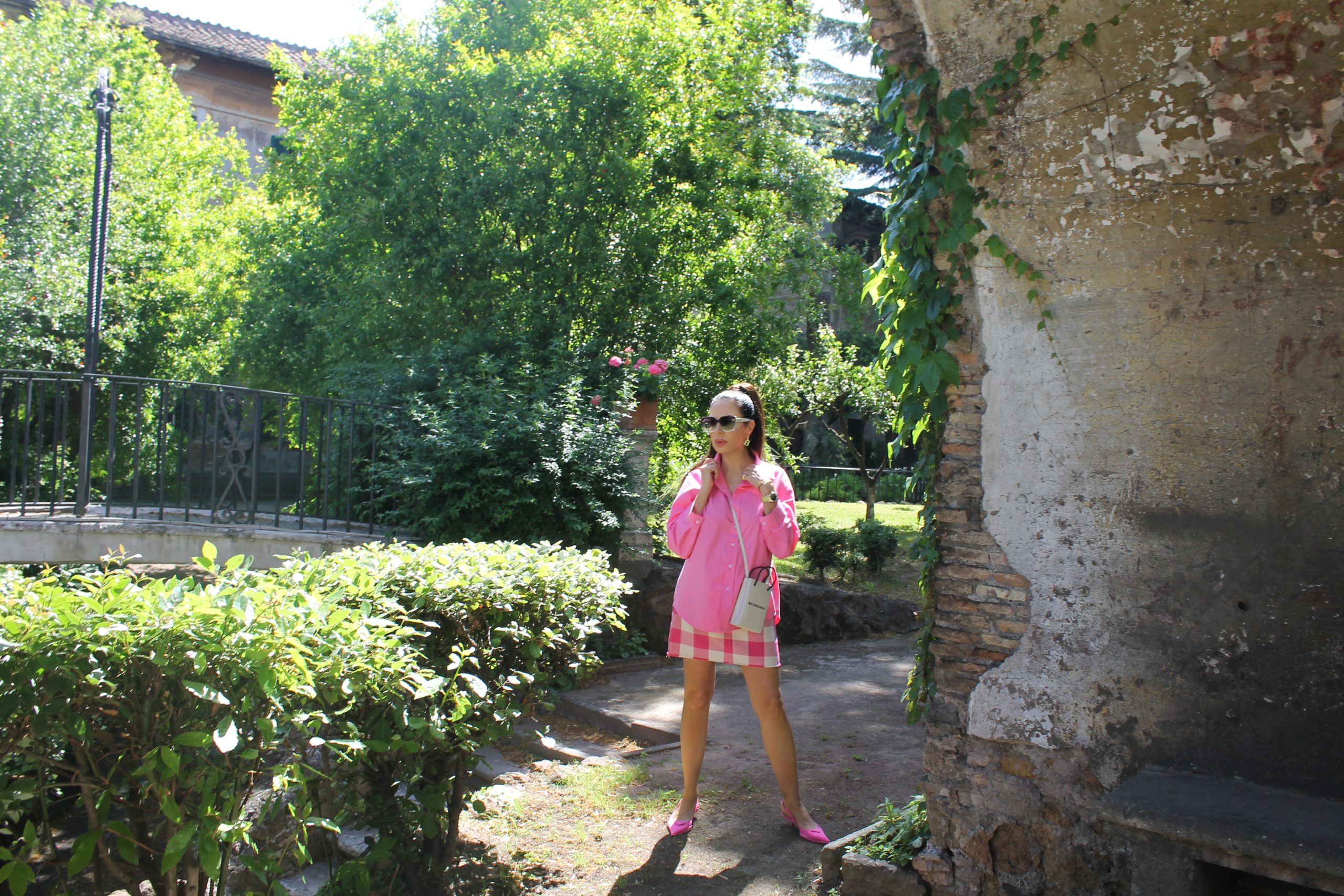 Rome Vacation Italian Summer Dream Balenciaga Look Prada Shoes Paola Lauretano