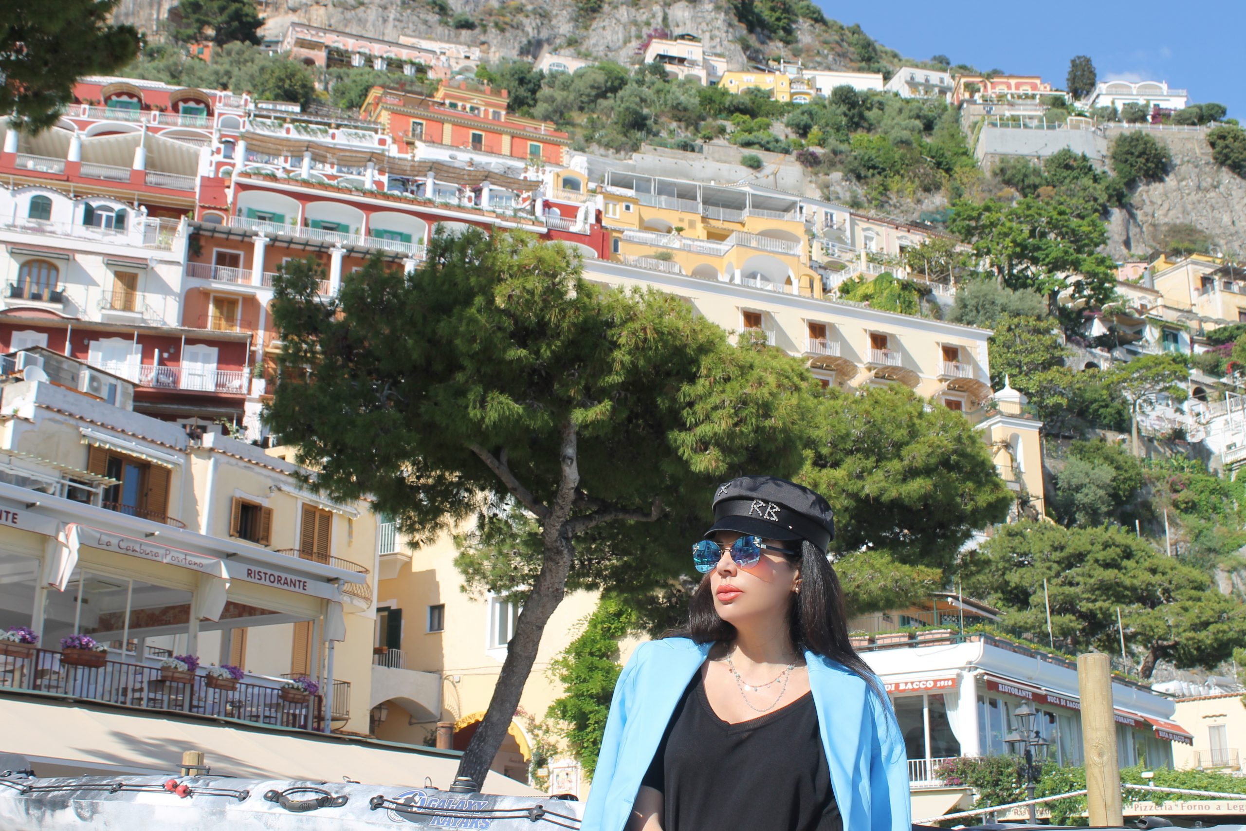 Amalfi Coast Positano Staycation Aesthetic Total Look Turquoise Dior LookBook