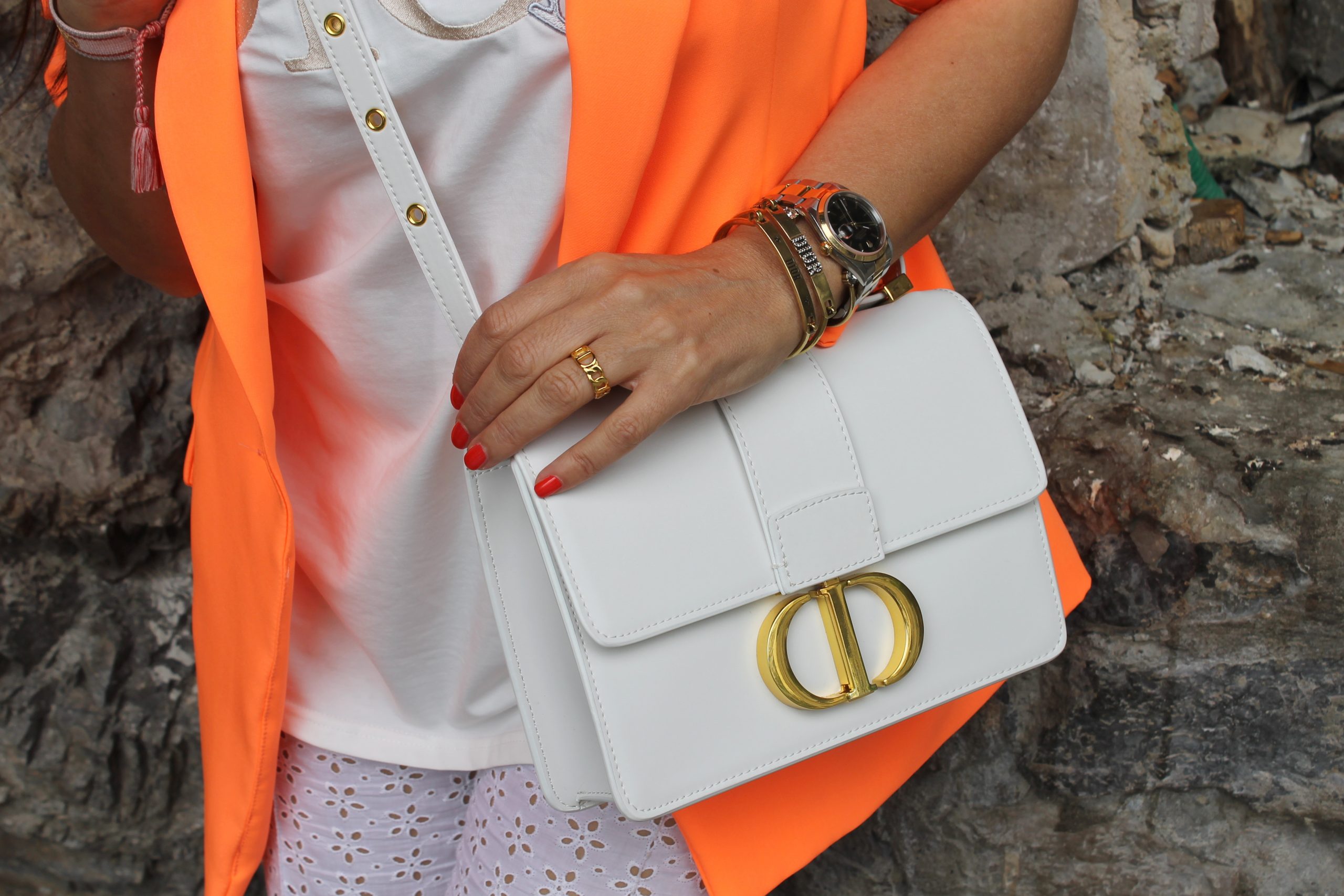 Positano Amalfi Coast Vacation Italian Holiday Inspo Aesthetic Dior Orange and White Paola Lauretano