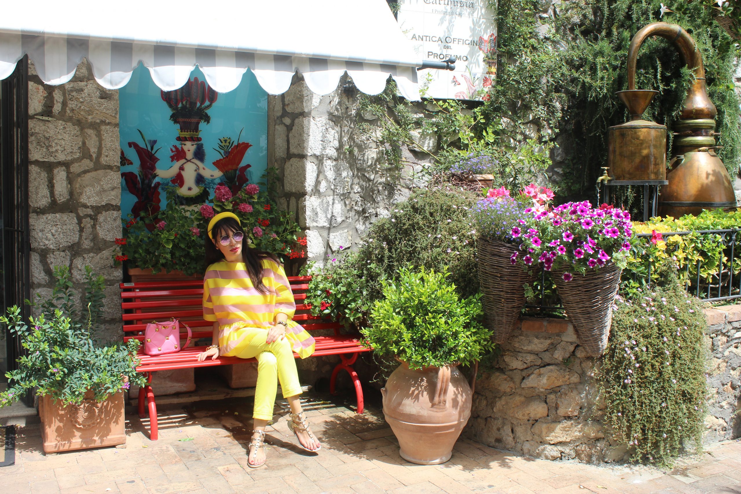 Carthusia Capri Parfume Valentino Yellow Inspo Outfit Italian Summer Staycation Paola Lauretano 
