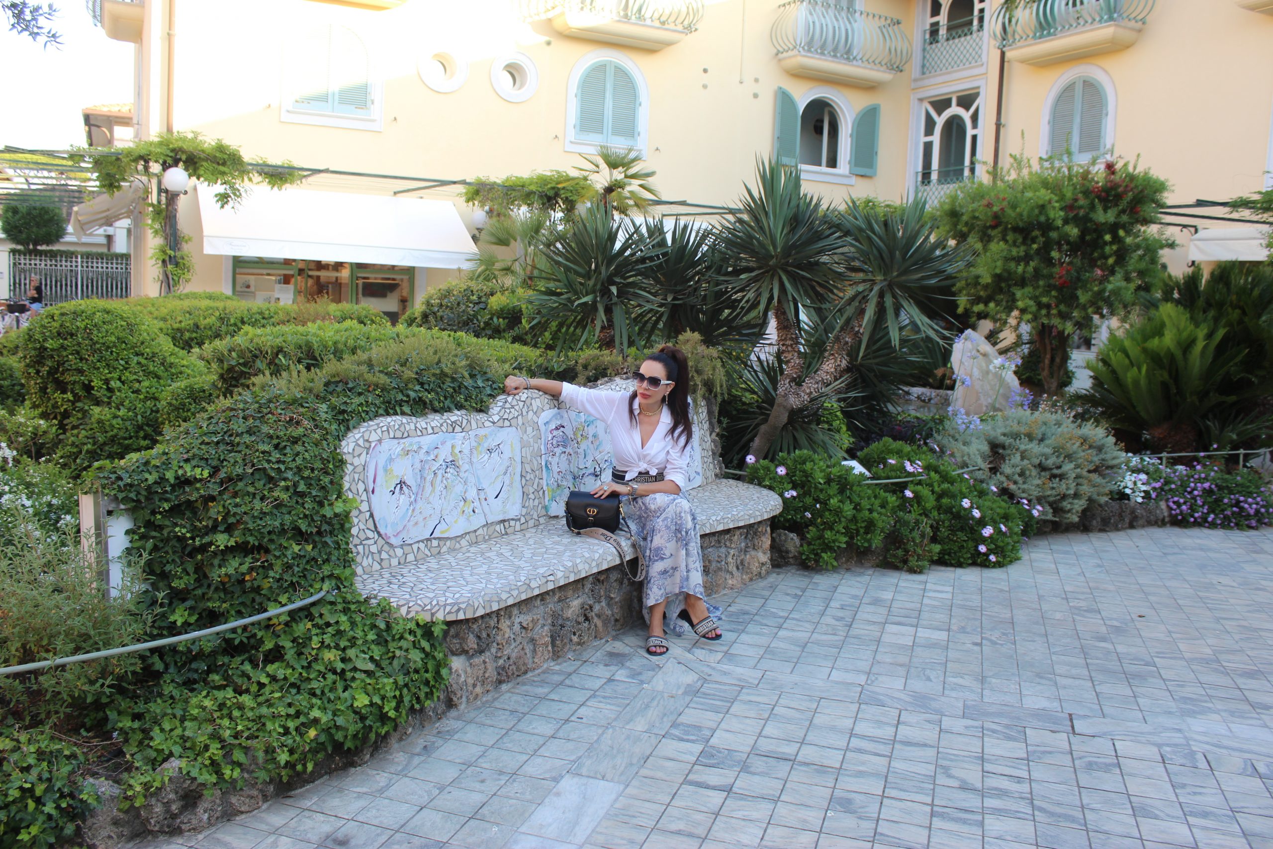 Italian Riviera Forte dei Marmi Vacation Italian Holiday Dior Total Look 