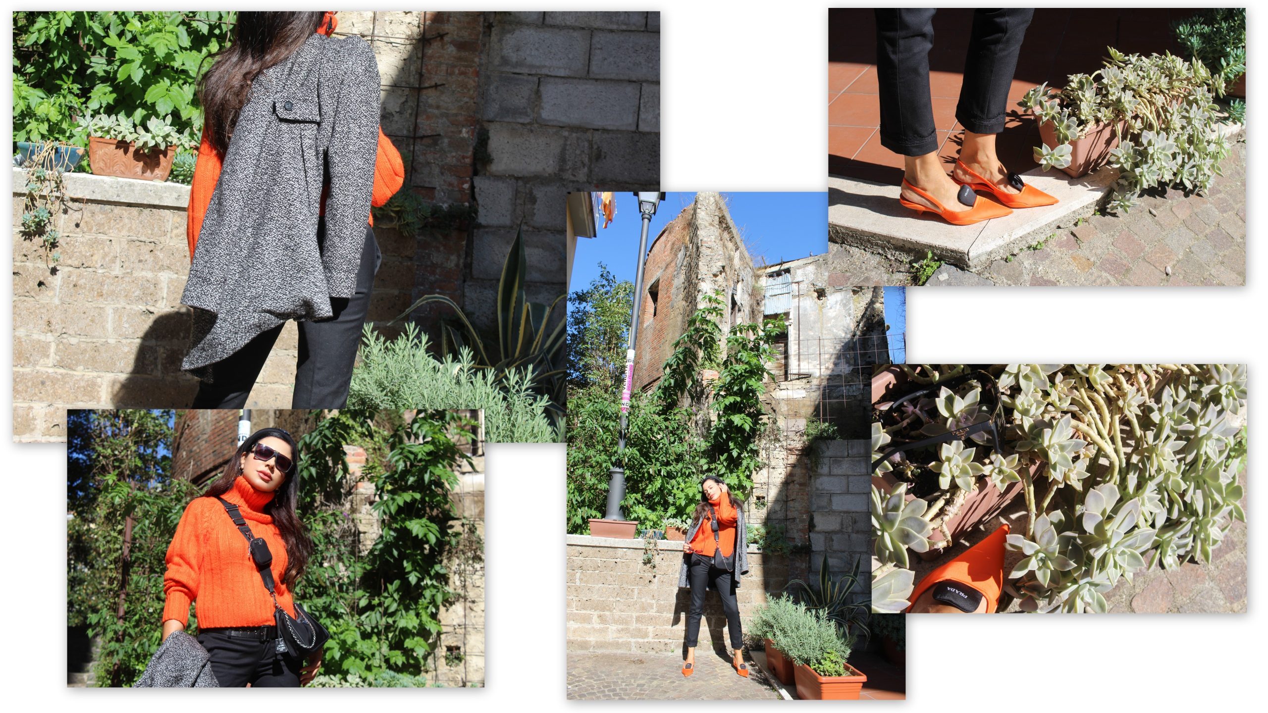 Orange is the new black Fall Lookbook PATRIZIA PEPE cappotto LUMINA maglione 