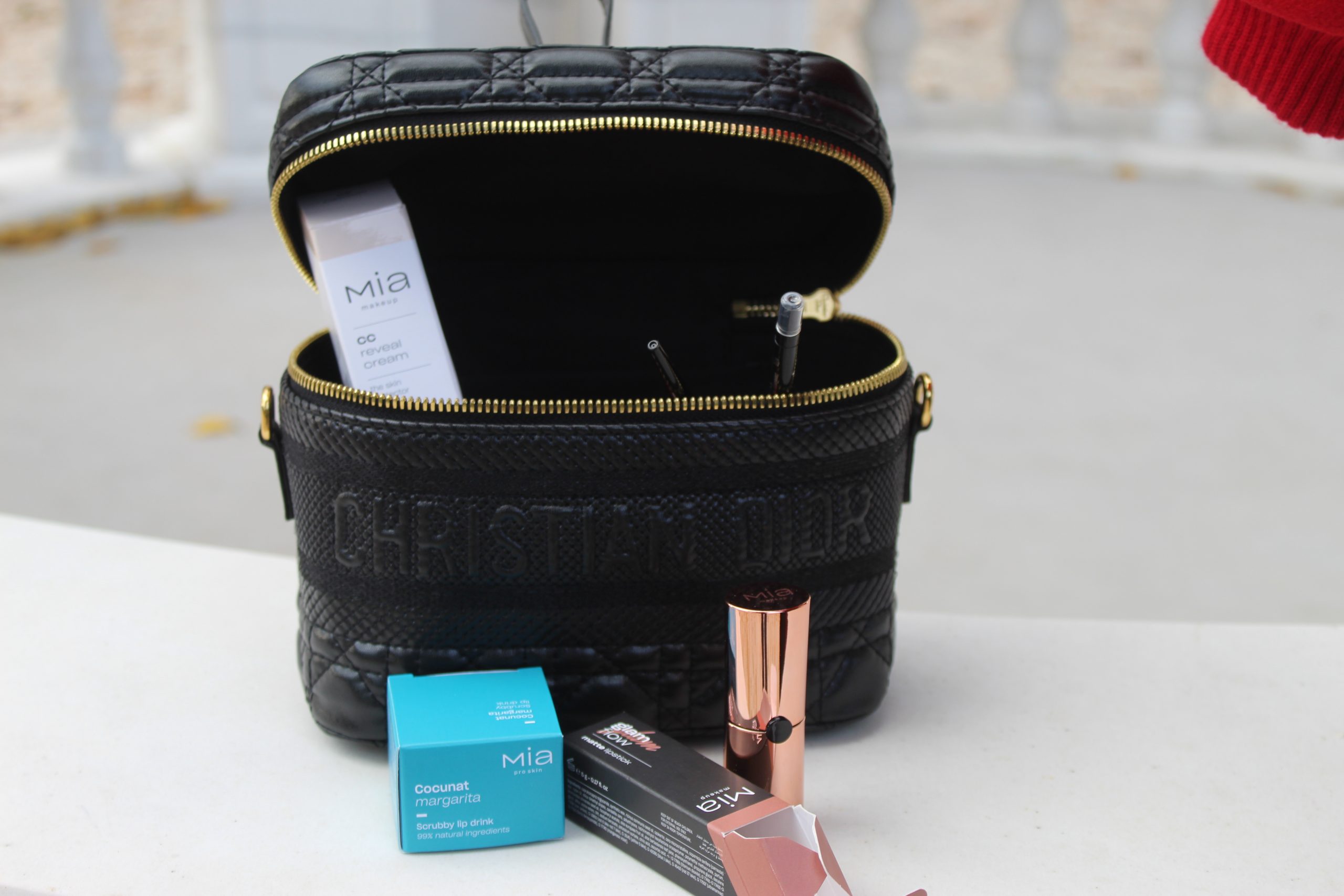MIA Cosmetics MIA makeup MIA skincare Vanity bag Beauty bag essentials Paola Lauretano