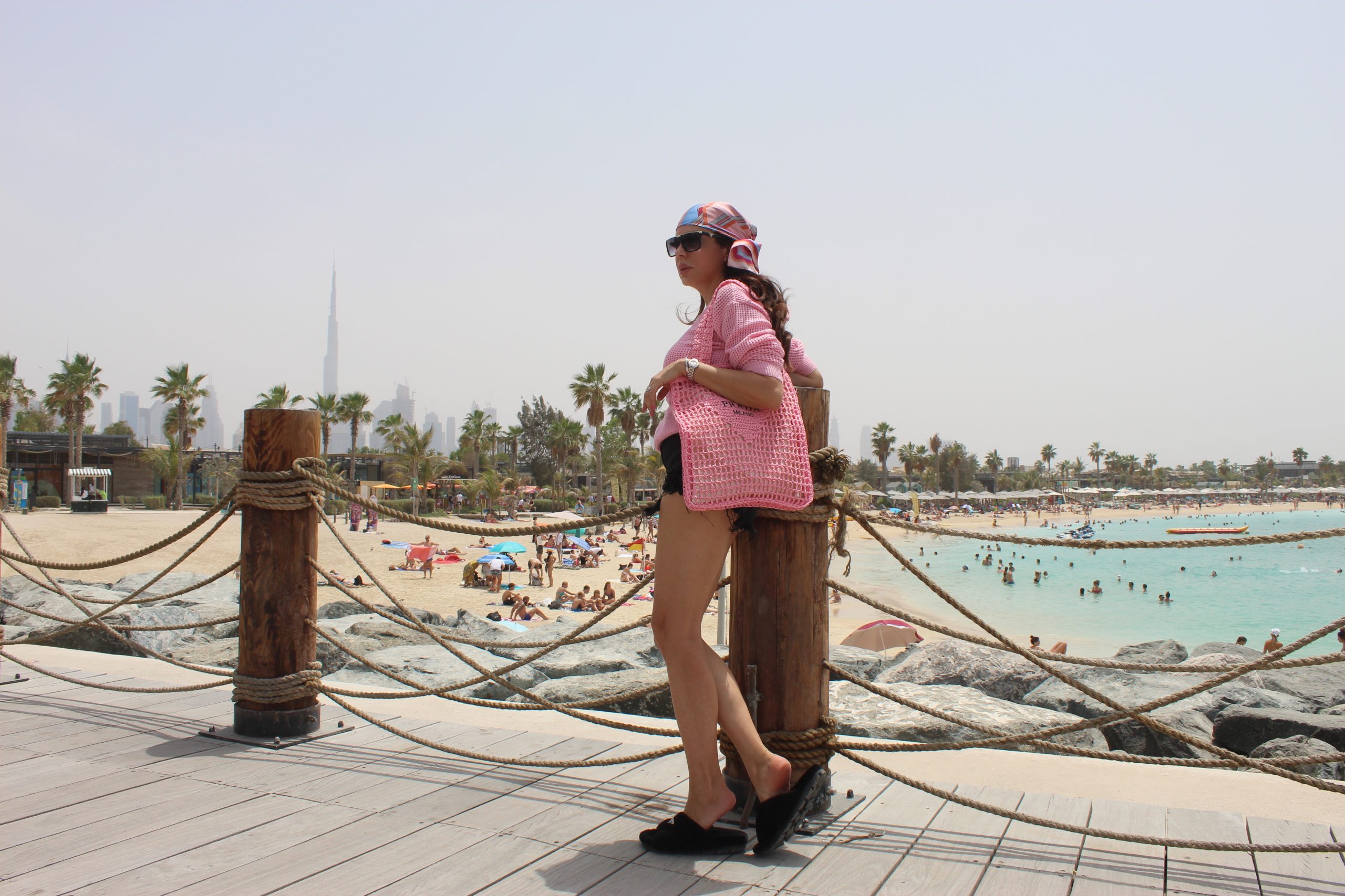 La Mer Dubai Traveller Travel Blogger Lifestyle Blog Visit Dubai PRADA total look Paola Lauretano