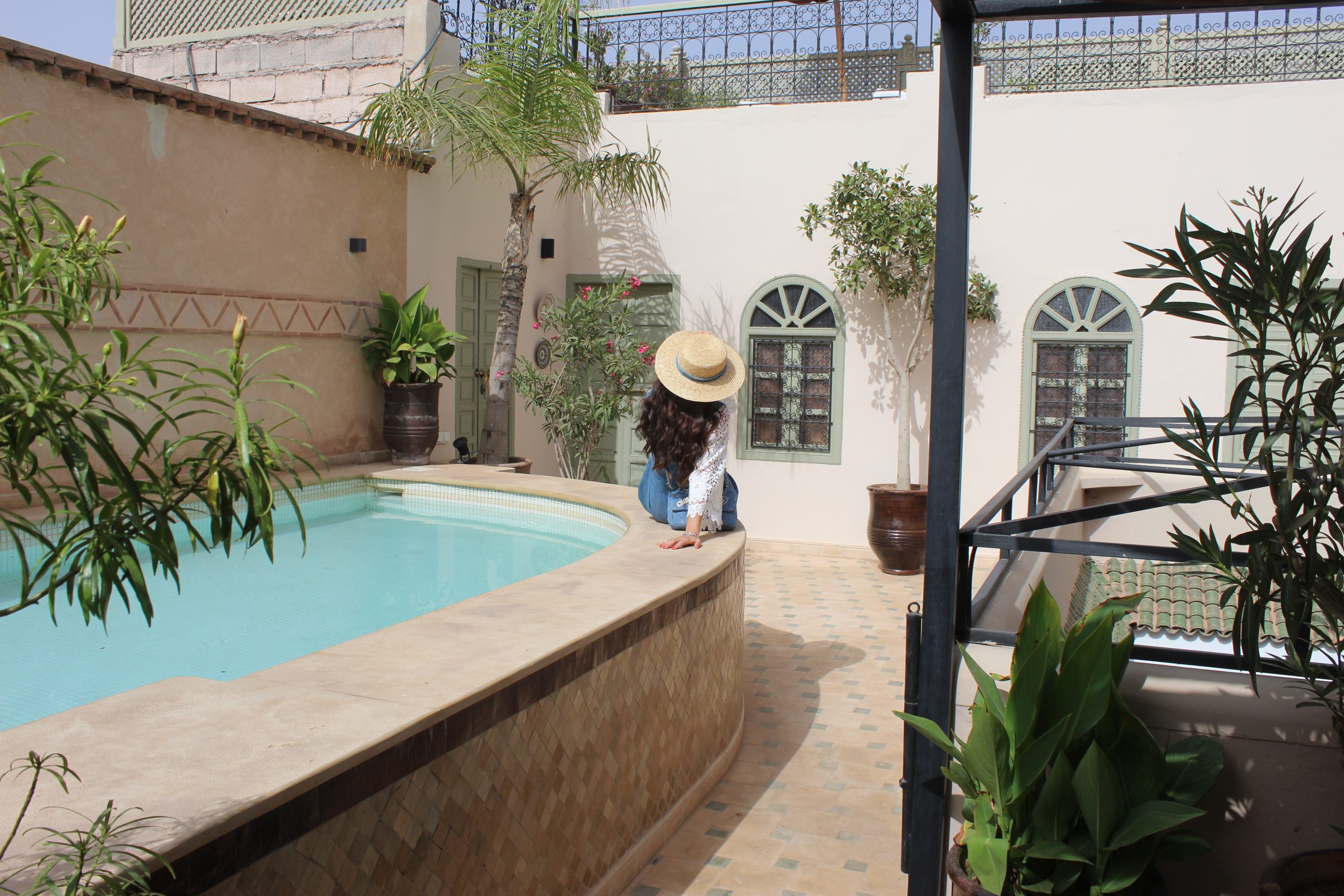 FRANCESCA CONOCI dress CHANEL accessories Marrakech Travel Trip Paola Lauretano